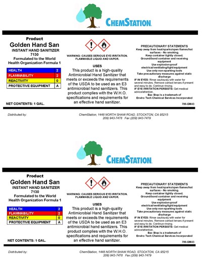 1 G Label (Golden Hand San)